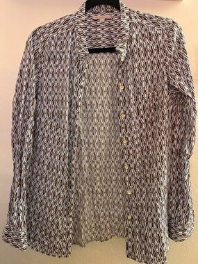 GAP Patterned Button-Up Shirt